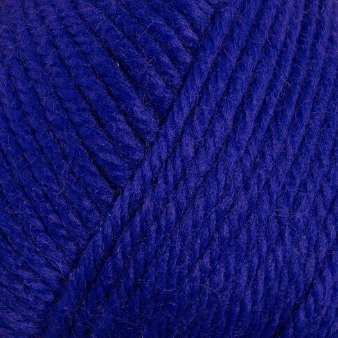 Estako Woolky, 70% Acrylic 30% Wool Yarn, Soft, Chunky Bulky Weight #5 for Crochet and Knitting 3.53 Oz (100g) / 109 Yrds (100m) (4025 - Royal Blue) in Saudi Arabia