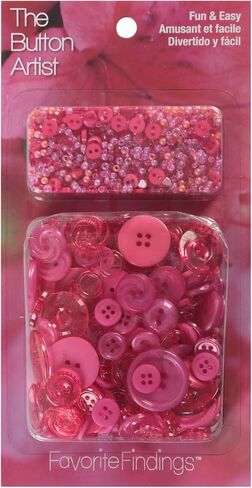 Blumenthal Lansing 10000BA76 Favorite Findings Sewing Supplies Craft Buttons, 1.6 Oz, Metallic Collection in Kuwait