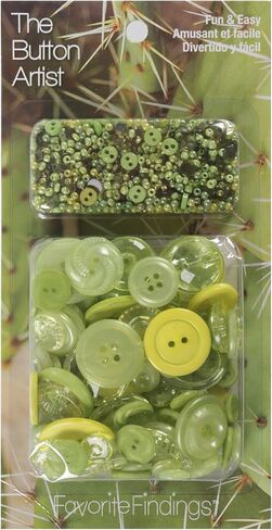 Blumenthal Lansing 10000BA76 Favorite Findings Sewing Supplies Craft Buttons, 1.6 Oz, Metallic Collection in Kuwait