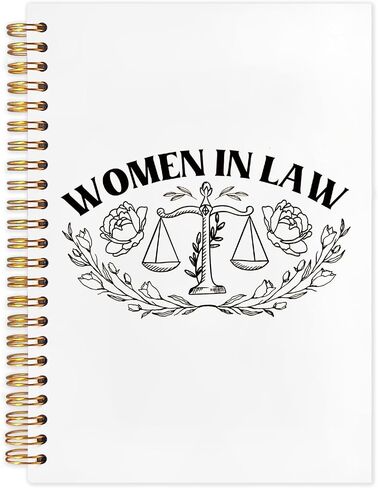 SNNDER Lawyer Notebook Journal, Lawyer Gifts for Women, Women in Law Hardcover Spiral Notebook 5.5x8.3 Inch in Saudi Arabia