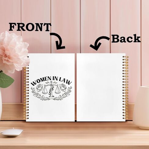 SNNDER Lawyer Notebook Journal, Lawyer Gifts for Women, Women in Law Hardcover Spiral Notebook 5.5x8.3 Inch in Saudi Arabia