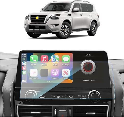 SKTU for 2021 2022 2023 Nissan Rogue Screen Protector 2021 2022 2023 Rogue S SV / 2019-2024 Altima SV / 2020-2024 Sentra SR/SV 8 Inch Navigation Display Nissan Rogue 2023 Accessories Tempered Glass 9H Hardness Anti Glare & Scratch HD Clear LCD GPS Screen  in Kuwait