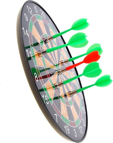 PowerTRC Magnetic Dart Board Game, Magnetic Dart Toy for Kids, Indoor - Outdoor Game Activities, Gift for Boys Girls Ages 5 6 7 8 9 10 11 12 Year Old Kids and Adults in Saudi Arabia