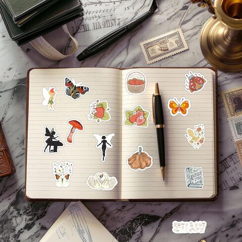 100pcs Victorian Bunny Vintage Doll Stickers, Retro Animal Petter Rabbit Journal Stickers for Scrapbooking Supplies Waterproof Junk Planner Stickers for Water Bottle Laptop in Kuwait