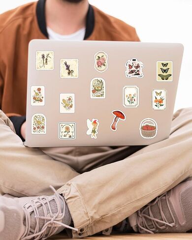 100pcs Victorian Bunny Vintage Doll Stickers, Retro Animal Petter Rabbit Journal Stickers for Scrapbooking Supplies Waterproof Junk Planner Stickers for Water Bottle Laptop in Kuwait