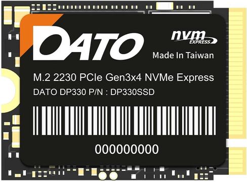DATO 1TB SSD M.2 2230, NVMe 1.3 PCIe Gen3x4, Internal Solid State Drive, Up to 2500/1700 MB/s, DP330 Series in Kuwait