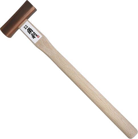 KAKURI Chisel Hammer 8 oz (225g) Professional Japanese Woodworking Carpenter Hammer for Chisel, Plane, Nail, Heavy Duty Japanese Carbon Steel Bronze Plated Square Head, Made in JAPAN in Saudi Arabia