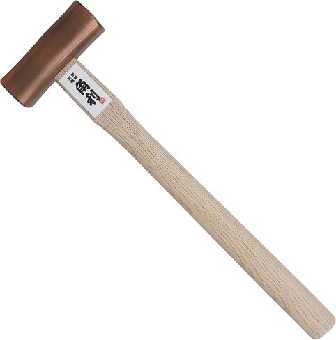 KAKURI Chisel Hammer 8 oz (225g) Professional Japanese Woodworking Carpenter Hammer for Chisel, Plane, Nail, Heavy Duty Japanese Carbon Steel Bronze Plated Square Head, Made in JAPAN in Saudi Arabia