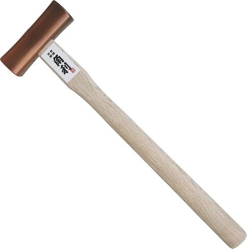KAKURI Chisel Hammer 8 oz (225g) Professional Japanese Woodworking Carpenter Hammer for Chisel, Plane, Nail, Heavy Duty Japanese Carbon Steel Bronze Plated Square Head, Made in JAPAN in Saudi Arabia