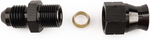 سبائك الألومنيوم -6 ذكر إلى 5/16 بوصة محول ضغط تركيب الوقود الصلب باللون الأسود in Kuwait