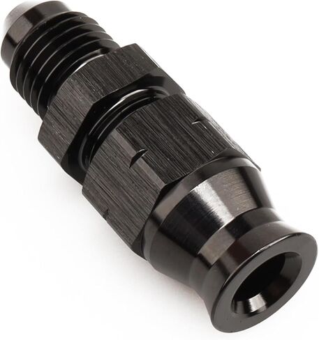 سبائك الألومنيوم -6 ذكر إلى 5/16 بوصة محول ضغط تركيب الوقود الصلب باللون الأسود in Kuwait