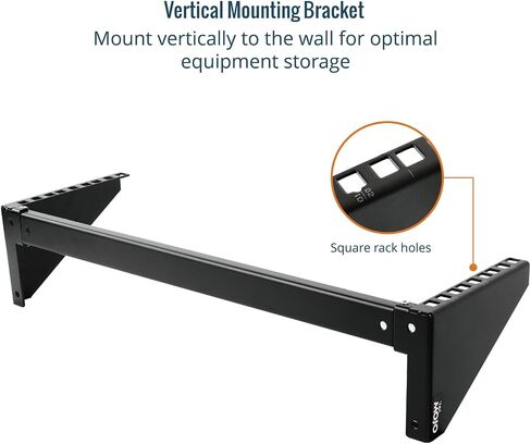 1U Vertical Wall Mount Rack,Foldable Vertical Rack and Wall Mountable Patch Panel Bracket,Server Rack for 19" Rack Mount Network,Server and Data Equipment in Saudi Arabia