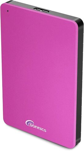 1TB Red External Portable Hard drive USB 3.0 super fast transfer speed for use with Windows PC, Apple Mac, Smart tv, XBOX ONE & PS4 in Saudi Arabia