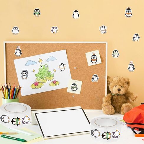 500pcs Cartoon Planet Stickers, 1 Inch Self-Adhesive Cartoon Planet Decals Cool Stickers Planet Stickers Roll for Envelope Books Laptops Bottles Crafts Supplies in Saudi Arabia