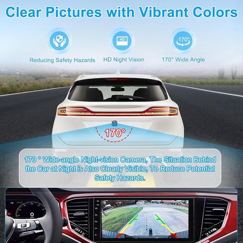 Backup Camera Compatible with Ford Fusion 2013 2014 2015 2016 Parking Assist Rear View Camera ES7T-19G490-AA ES7Z-19G490-A DS7Z-19G490-A DS7T-19G490-DD E1GT-19G490-BB in Kuwait