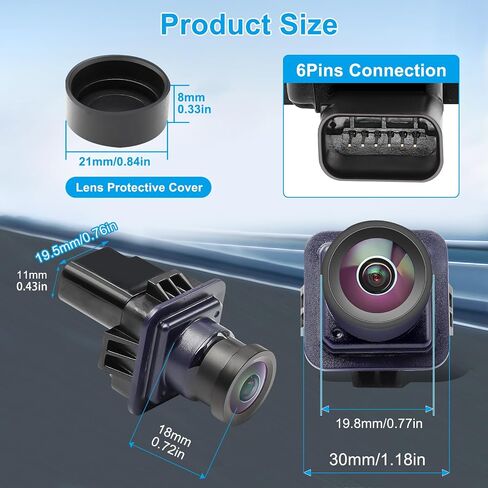 Backup Camera Compatible with Ford Fusion 2013 2014 2015 2016 Parking Assist Rear View Camera ES7T-19G490-AA ES7Z-19G490-A DS7Z-19G490-A DS7T-19G490-DD E1GT-19G490-BB in Kuwait