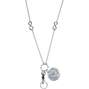 أفضل أمي من أي وقت مضى فريدة من نوعها سحر الفولاذ المقاوم للصدأ Strong Women's Lanyard ، معرف بطاقة شارة المعلم ممرضة مفاتيح الرحلات البحرية