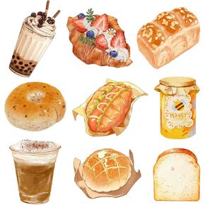 36 جهاز كمبيوتر محوّل القهوة ، بطاقة بريدية لطيفة مع 40 نقطة صمغية لنشرات Bulletin Classroom School School Birthdy Bakery Decorations （5 inst））