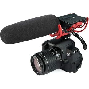 YOUSHARES VideoMic Deadcat Windscreen - Outdoor Wind Cover Muff Mic Windshield Fur Filter for Rode VideoMic, NTG2, NTG1 and WSVM Microphone