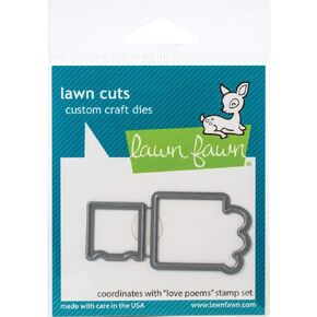 Lawn Fawn LF2168 Love Poems - Lawn Cuts Custom Craft يموت