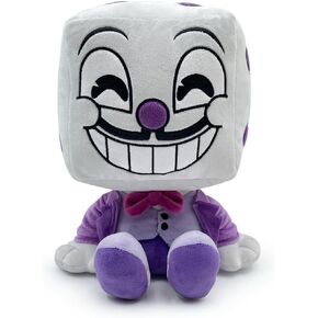 لعبة YouTooz King Dice Toy 9 بوصات - لعبة أفخم - دمية سهلة الناعمة وذات حشو من معرض Cuphead - مثالي لهواة جمع كأس Cuphead - مرخصين رسميًا