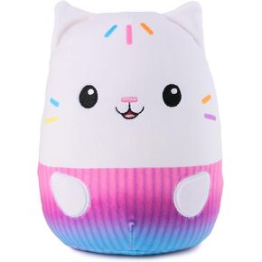 لعبة Gund Gabby's Dollhouse الرسمية Cakey Cat Squishy Plush Toy ، حيوان محشوة ، ألعاب اسفنجي للأعمار 1 & UP ، White ، 8 "