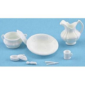 Miniature Chrysnbon Chamber Pot Set 9 pieces