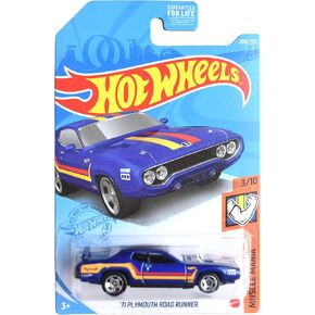 Hot Wheels '71 Plymouth Road Runner, Muscle Mania 3/10 [Blue] 209/250