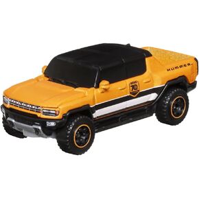 Matchbox Moving Parts 70 عامًا ، Edition Edition Die -Cast Oper - HMV12 ~ مستوحاة من 2022 Hummer EV ~ 3/5 Orange and Black