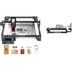 أطول Ray5 10W Laser Engraver + طقم ترقية أسطوانة أطول