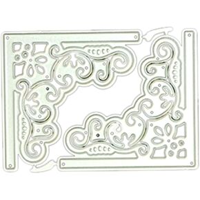 Lace Tatt Die Cut for Card Making, Hollow Out Metal Cutting Dies Congratulations Die Cuts Birthday Embossing Stencils Template for DIY Scrap-Booking Decor Wedding Birthday Blessing Card