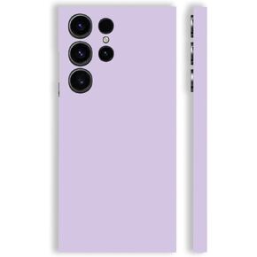 Maysyskins الجلد متوافق مع Samsung Galaxy S23 Ultra Full Wrap - Lilac الصلبة | غلاف الالتفاف الواقي ، الدائم ، والفريد من نوعه | من السهل تطبيق وتغيير الأنماط | صنع في الولايات المتحدة