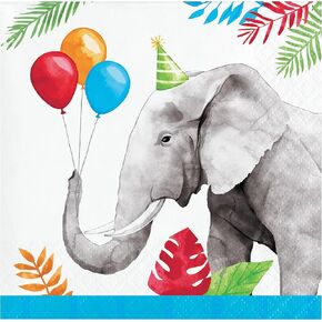 Party Animals Beverage Napkins, 16 ct