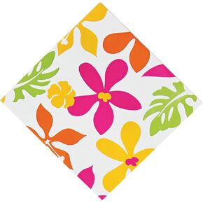 Fun Express - Luau Napkin (50pc) - لوازم الحفلات - أدوات المائدة المطبوعة - مناديل طباعة - 50 قطعة