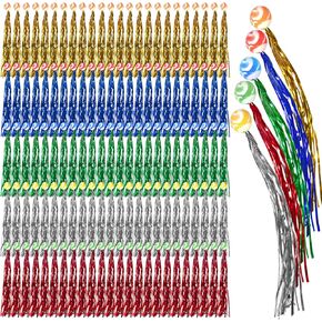 120 PCS Comet Balls Bulk Rubber Bouncy Balls with Colonfullfulers Mini Ball with 5 Colors Tail Goodi Bag Stuffers for School Justs Kids Birthday Form