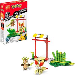 Mega Construx Pokemon Chespin vs. Fennekin Construction Set with Character Figures, Building Toys for Kids (131 Pieces)