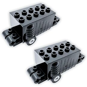 Power Functions Pullback Motor 47715c01 (2 PCS) 9 x 4 x 2 2/3 Compatible with Lego Motor MOC Technic Parts