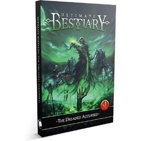 Ultimate Bestiary: The Dreaded Accursed - Hardcover RPG Supplement Book, Classic Undead & Cursed Creatures, 5e D&D Roleplaying, 268 Pages