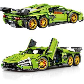 Super Sports Car Building Kit,1:14 Scale Building Blocks Toys,6X6 Race Car Model,for 14+ Year Boys,Adult(1475 Pieces)