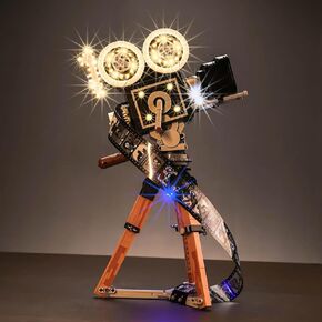 Upgraded Led Light Kit for Lego Walt Disney Tribute Camera 43230 Disney Fan Building Set, Compatible with Lego 43230 (Model Not Included)