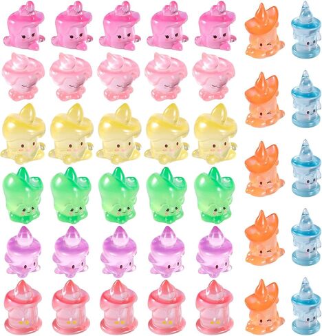 40pcs Halloween Mini Resin Figures, Halloween Statue Small Halloween Ornament Tiny Halloween Figurines Miniature Party Supply Decoration for DIY Micro Landscape (Pumpkin & Ghost) in Saudi Arabia