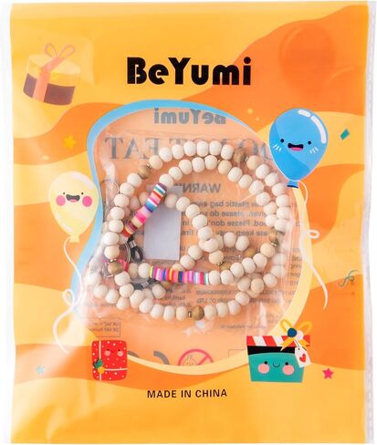 Beyumi 5pcs الحبل الخشبي للخرز لشارات الهوية المعلمين المعلمون الحبل مع هدايا هدايا العمل الإكسسوارات الهدية in Kuwait