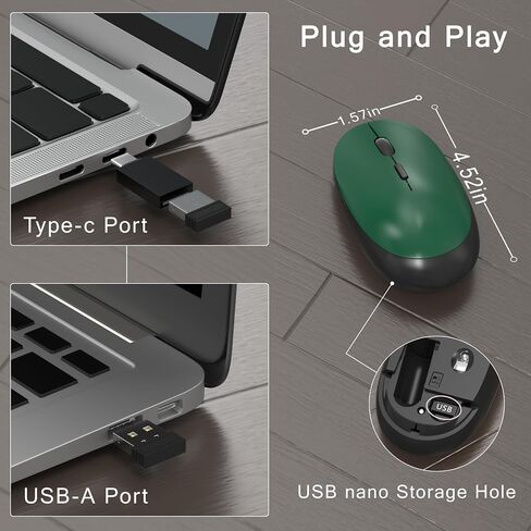 Colorful Wireless Computer Keyboard and Mouse Combo with Round Typewriter Keycaps, Retro Design, Power Switch, Ergonomic Design, 2.4GHz Wireless for Windows, Mac, PC(Black-Blue) in Kuwait