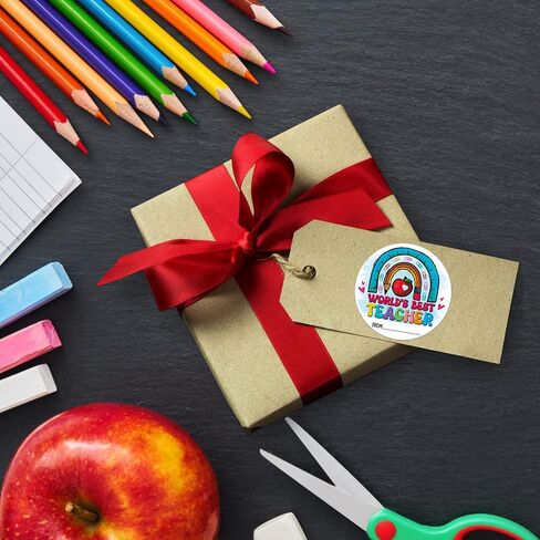 WaaHome Teacher Appreciation Stickers - 36pcs Graduation End of Year Teacher Appreciation Gift Tags Labels for Envelope Seals Card Box Party Decorations Favors, 1.5" in Saudi Arabia