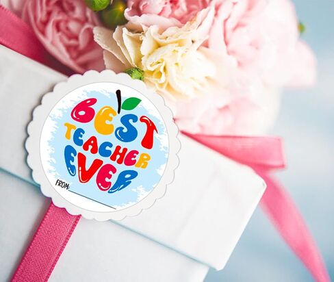 WaaHome Teacher Appreciation Stickers - 36pcs Graduation End of Year Teacher Appreciation Gift Tags Labels for Envelope Seals Card Box Party Decorations Favors, 1.5" in Saudi Arabia