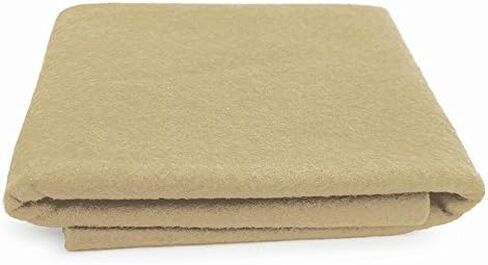 Natural Undyed - XXL Wool Sheet - 100% Virgin Wool - All Natural - National Nonwovens - Made in The USA - 36 in x 36 in - Cream/Ivory White in Saudi Arabia
