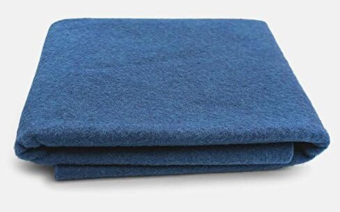 Natural Undyed - XXL Wool Sheet - 100% Virgin Wool - All Natural - National Nonwovens - Made in The USA - 36 in x 36 in - Cream/Ivory White in Saudi Arabia
