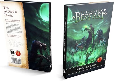 Ultimate Bestiary: The Dreaded Accursed - Hardcover RPG Supplement Book, Classic Undead & Cursed Creatures, 5e D&D Roleplaying, 268 Pages in Saudi Arabia