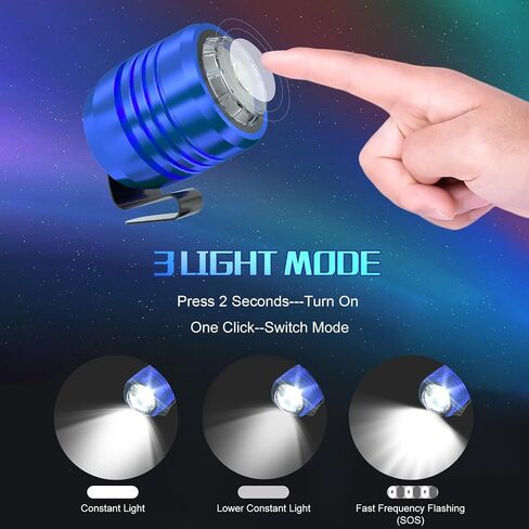 2 Rechargeable Headlights for Croc Charms, Flashlight Attachment Accessories Kids Girl Boy Women Men Sandals, Clip on Clog Headlamp Shoe Decoration Charms, Gold in Kuwait