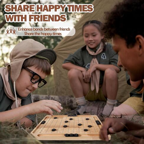 Magnetic Chess Game with Stones 32 Pcs Magnetic Balls, Fun Board Games for 2-4 Players, Perfect for Family Game Night and Gift Giving in Saudi Arabia
